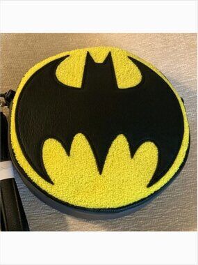 Loungefly Batman Chenille Canteen Crossbody - 80th Anniversary